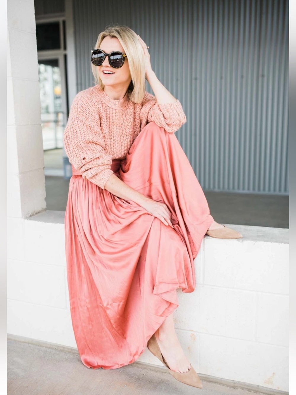 J. Crew Point Sur Pink Silk Pleated Skirt Size 0